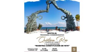 Playa del Carmen se suma a la celebración del 50 aniversario de Quintana Roo