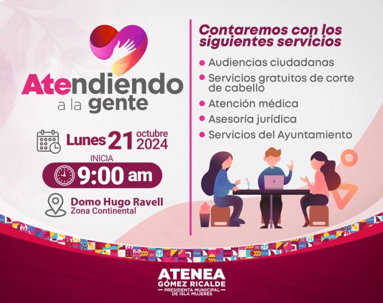 Atenea Gómez lanza nuevo programa de audiencias ciudadanas “Atendiendo a la Gente”