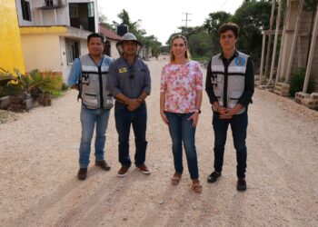Avanza obra transformadora en la colonia La Rancherita en Ciudad Mujeres