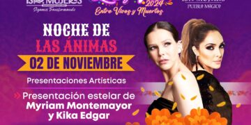 Myriam Montemayor y Kika Edgar engalanarán la Noche de Ánimas en Isla Mujeres