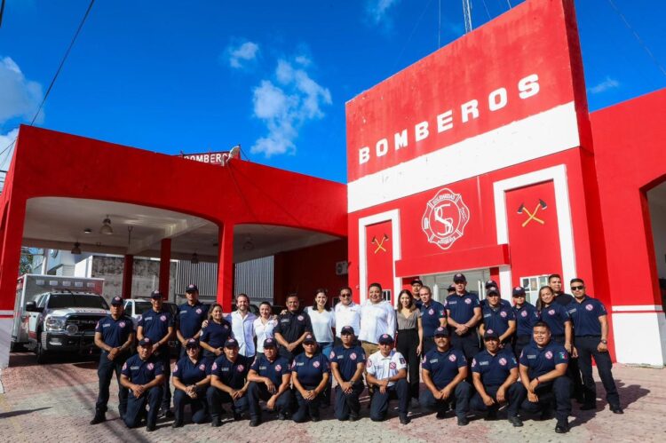 Estefanía Mercado dignificará al H. Cuerpo de Bomberos de Playa del Carmen