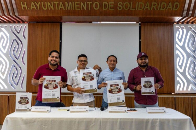 Presentan autoridades de Playa del Carmen el Festival de Talento Juvenil 2024