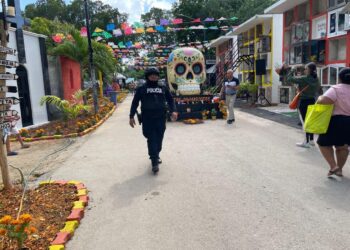 Reforzará Seguridad Ciudadana presencia policial en Día de Muertos en Playa del Carmen