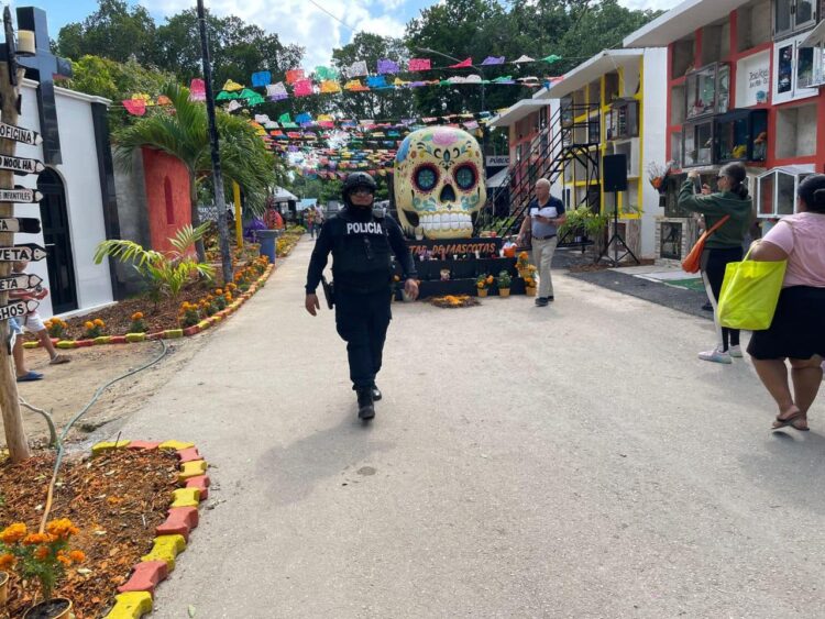 Reforzará Seguridad Ciudadana presencia policial en Día de Muertos en Playa del Carmen