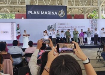 Claudia Sheinbaum reporta acciones en Acapulco y Oaxaca por huracán 'John'