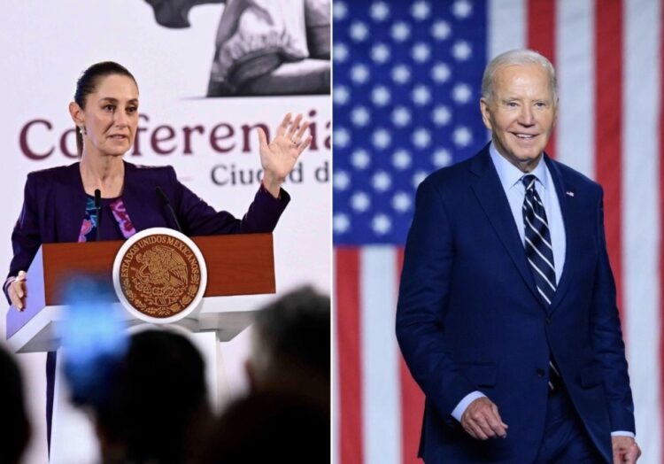 Claudia Sheinbaum no contempla reunirse pronto con Joe Biden