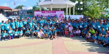 Puerto Morelos cierra mes rosa con exitosa Carrera por la Salud