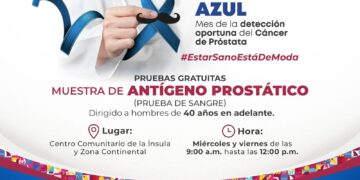 Lanza gobierno de Isla Mujeres campaña para promover detección oportuna del cáncer de próstata