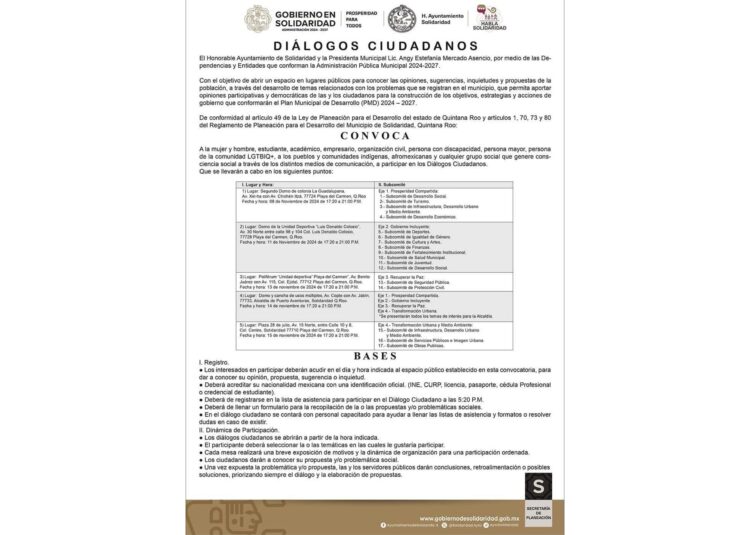 Devuelve gobierno en Playa del Carmen el poder de la transformación al pueblo