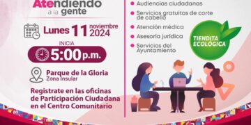 Invita Gobierno Municipal a familias isleñas a participar en el Programa ‘Atendiendo a la Gente’