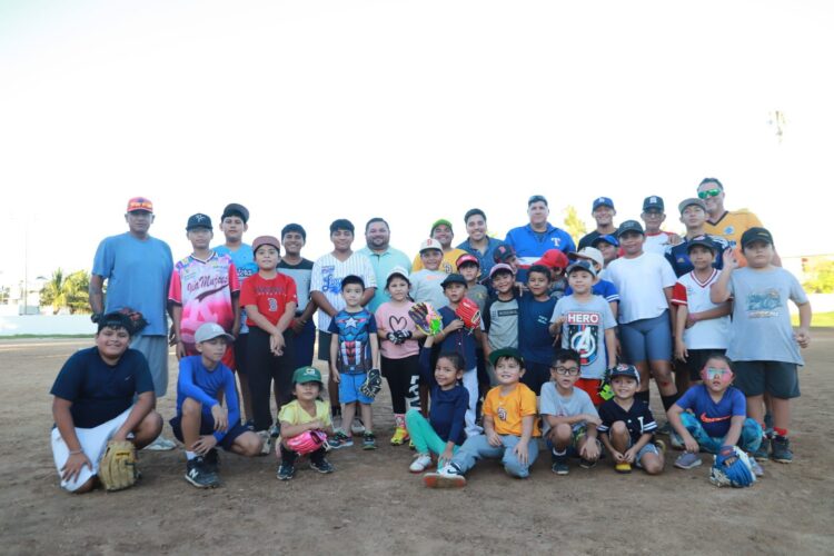 Invita Gobierno de Isla Mujeres a niñas y niños a inscribirse a Escuelita Municipal de Béisbol Infantil