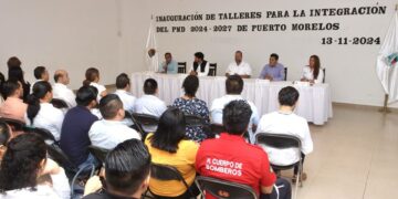 Imparten taller de diagnósticos sectoriales para integrar Plan Municipal de Desarrollo 2024-2027 de Puerto Morelos
