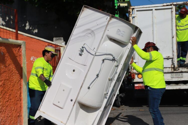 Refuerza Gobierno de Isla Mujeres limpieza urbana con Programa Permanente de Descacharrización
