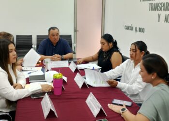 Presentan plan de trabajo titulares de Transparencia, IMDAI y Archivo ante Comisión que preside Jorge Rodríguez