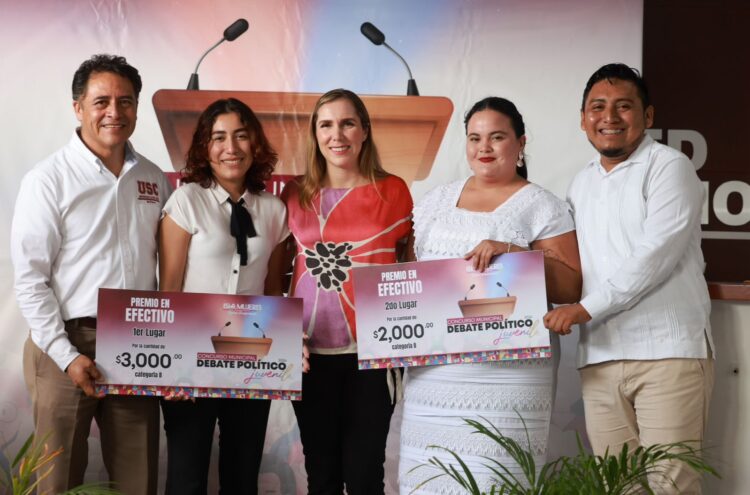Isla Mujeres celebra con éxito el Tercer Concurso Municipal Juvenil de Debate Político