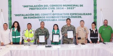 Se instala el Consejo Municipal de Protección Civil 2024-2027 en Puerto Morelos