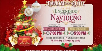 Invita Gobierno Municipal a familias isleñas al Gran Encendido de Luces Navideño