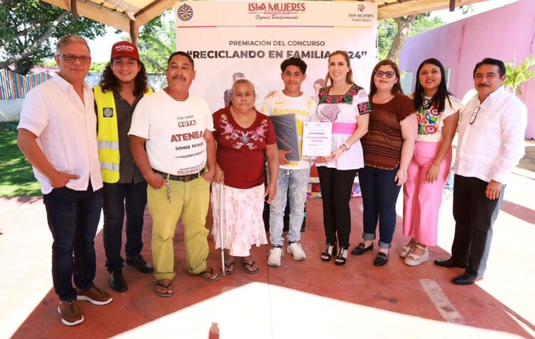 Incentiva Atenea Gómez a familias de Zona Continental por su compromiso con el reciclaje