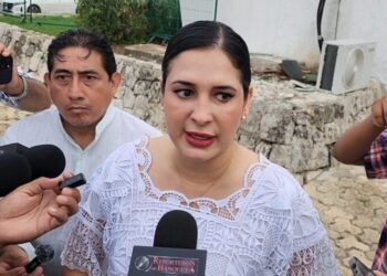 A favor de las causas de las mujeres y en contra de la violencia de género, se pronunció Estefanía Mercado