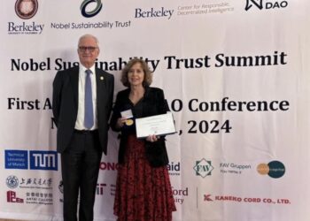 Claudia Sheinbaum agradece Premio de la Fundación Nobel para la Sostenibilidad