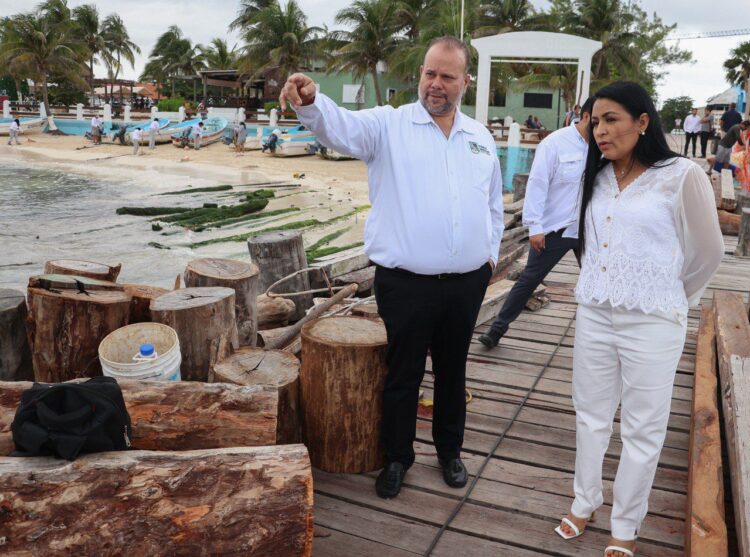 Rehabilitación del Muelle de Pescadores de Puerto Morelos, prácticamente lista