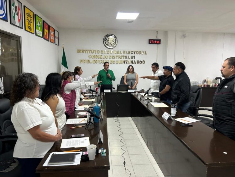 Instala INE Quintana Roo Consejos Distritales para elecciones del Poder Judicial de la Federación