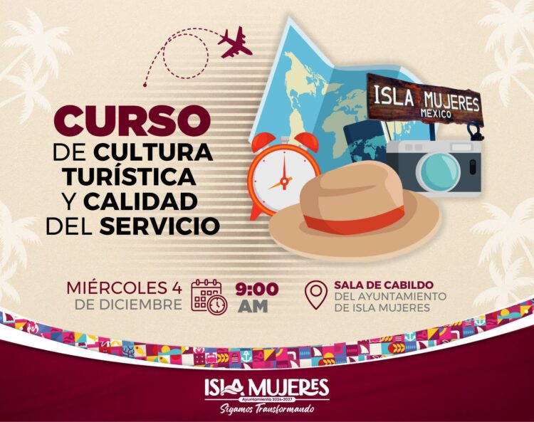 Impulsa Gobierno Municipal capacitación de prestadores de servicios turísticos en Isla Mujeres
