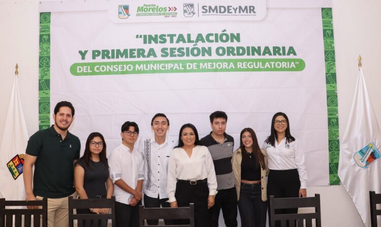 Blanca Merari toma protesta al Consejo Municipal de Mejora Regulatoria de Puerto Morelos