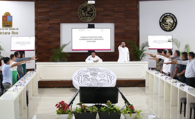 Activan el Consejo Municipal para la Prevención y Respuesta a VIH-SIDA en Playa del Carmen