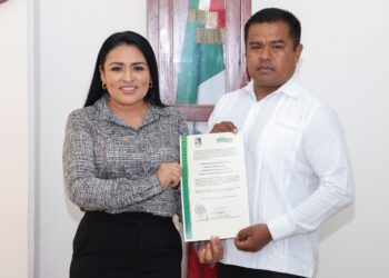 Blanca Merari toma protesta al nuevo Secretario de Seguridad Ciudadana de Puerto Morelos