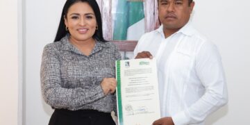 Blanca Merari toma protesta al nuevo Secretario de Seguridad Ciudadana de Puerto Morelos