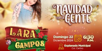 Invita Atenea Gómez a familias de Isla Mujeres a celebrar la magia de la navidad con Lara Campos