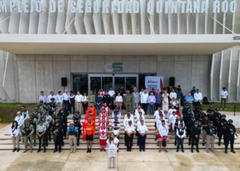 Más de 7 mil elementos al servicio de visitantes y turistas en esta temporada, informa Mara Lezama