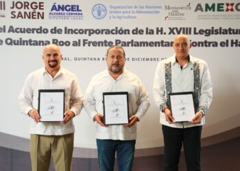 Quintana Roo, primer congreso estatal en sumarse al Frente Parlamentario contra el Hambre