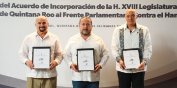 Quintana Roo, primer congreso estatal en sumarse al Frente Parlamentario contra el Hambre