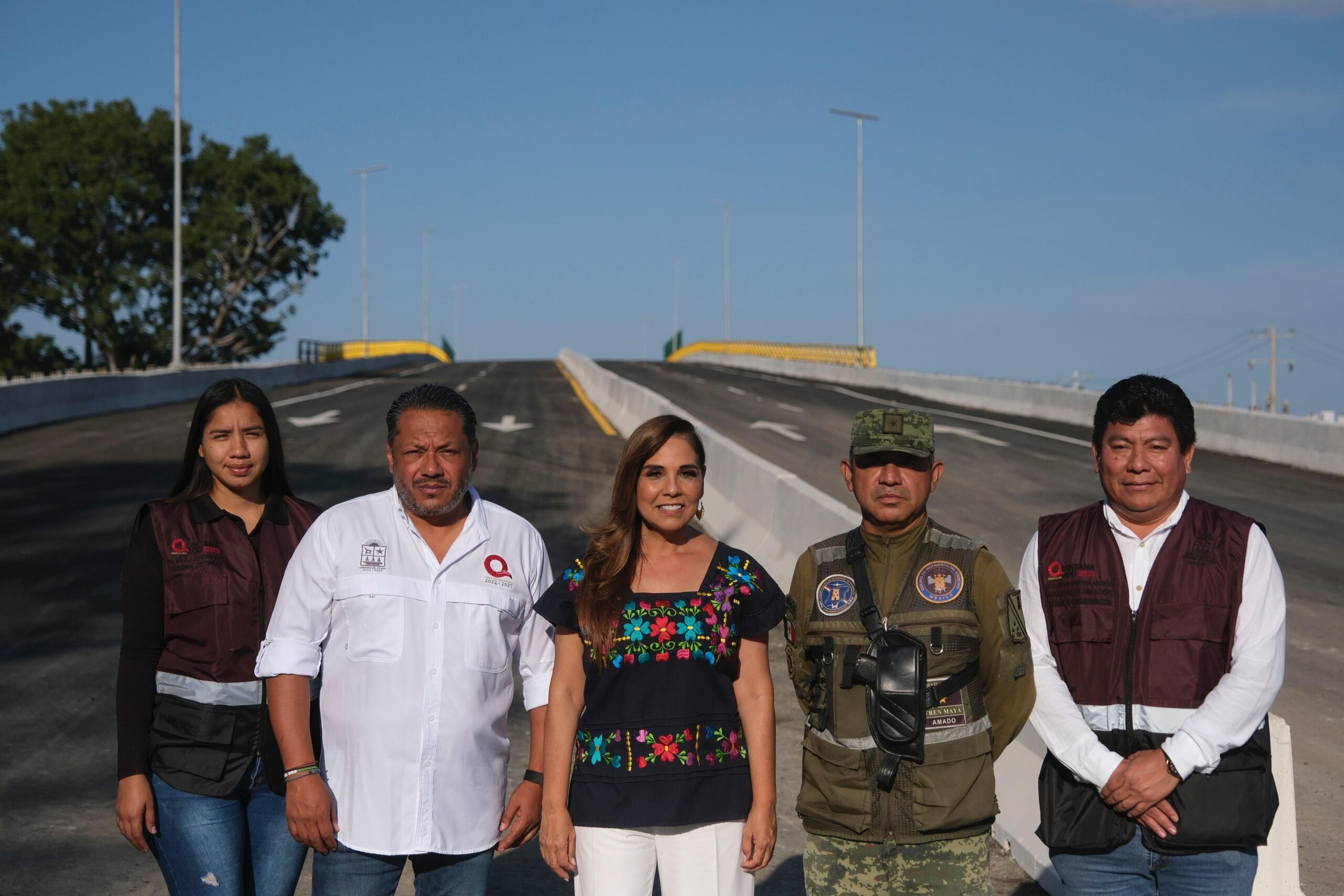 En los últimos detalles el Puente de entrada a Chetumal, se abrirá a la circulación antes de Navidad: Mara Lezama