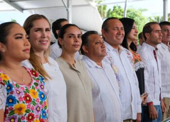 Ana Paty Peralta celebra llegada de transformación y justicia social con el Tren Maya