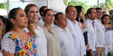 Ana Paty Peralta celebra llegada de transformación y justicia social con el Tren Maya