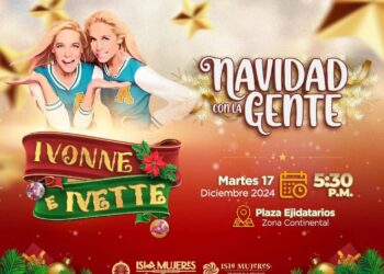 Invita Atenea Gómez a las familias de Isla Mujeres a los Shows Navideños