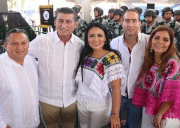 Blanca Merari, presenta en el primer aniversario y conclusión del Tren Maya