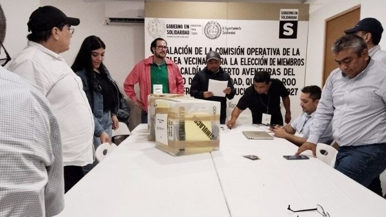 Realizan con civilidad elección de miembros de la Alcaldía de Puerto Aventuras