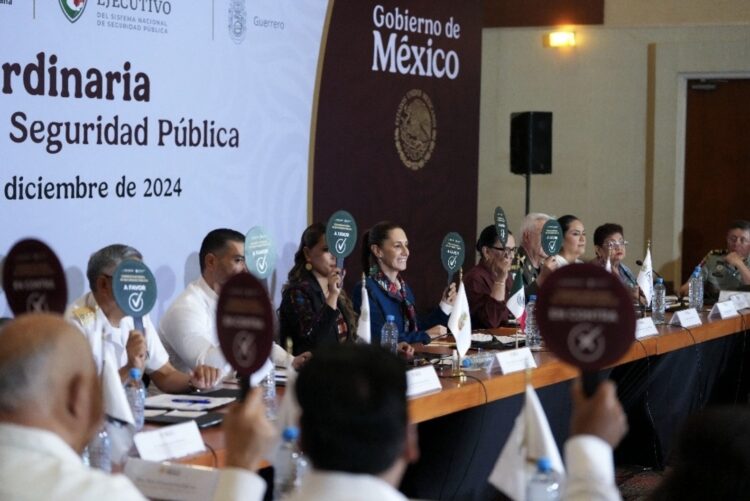 Claudia Sheinbaum llama a gobernadores a asumir personalmente la responsabilidad de la seguridad