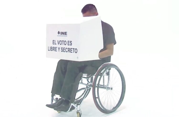 Habrá voto anticipado para discapacitados en elección del Poder Judicial