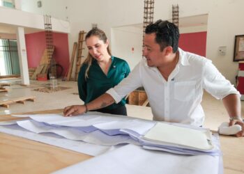 Supervisa Atenea Gómez avances en la construcción del nuevo C2 de Costa Mujeres