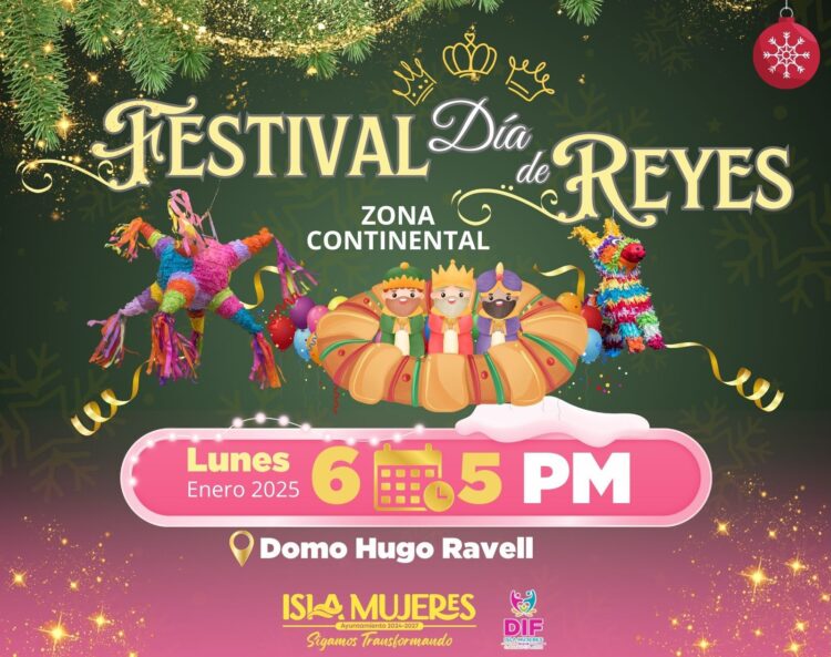 Invita Gobierno Municipal a familias de Ciudad Mujeres al Gran Festival de Día de Reyes