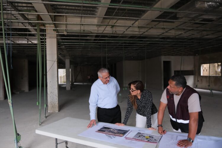 Mara Lezama anuncia 144 mdp para rehabilitar edificio abandonado de la FGE para atender dignamente a la población