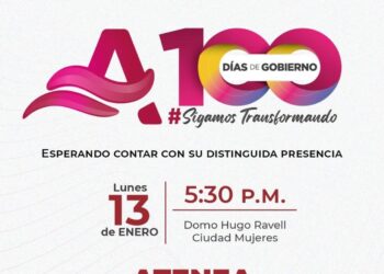 Presentará Atenea Gómez informe de resultados en Ciudad Mujeres