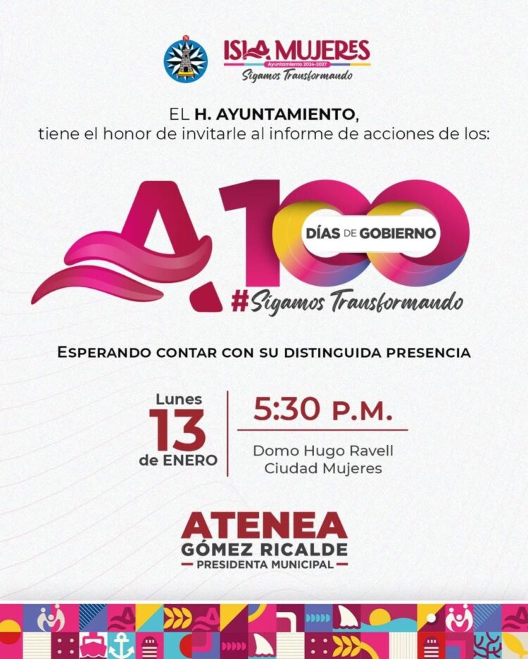 Presentará Atenea Gómez informe de resultados en Ciudad Mujeres