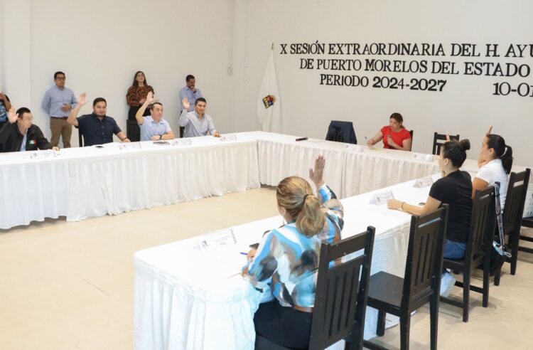 Cabildo de Puerto Morelos aprueba minuta con Proyecto de Decreto relativa a la Reforma Judicial de Quintana Roo