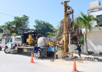 Se ejercieron 13% más de recursos en construcción y mantenimiento de pozos pluviales en Puerto Morelos